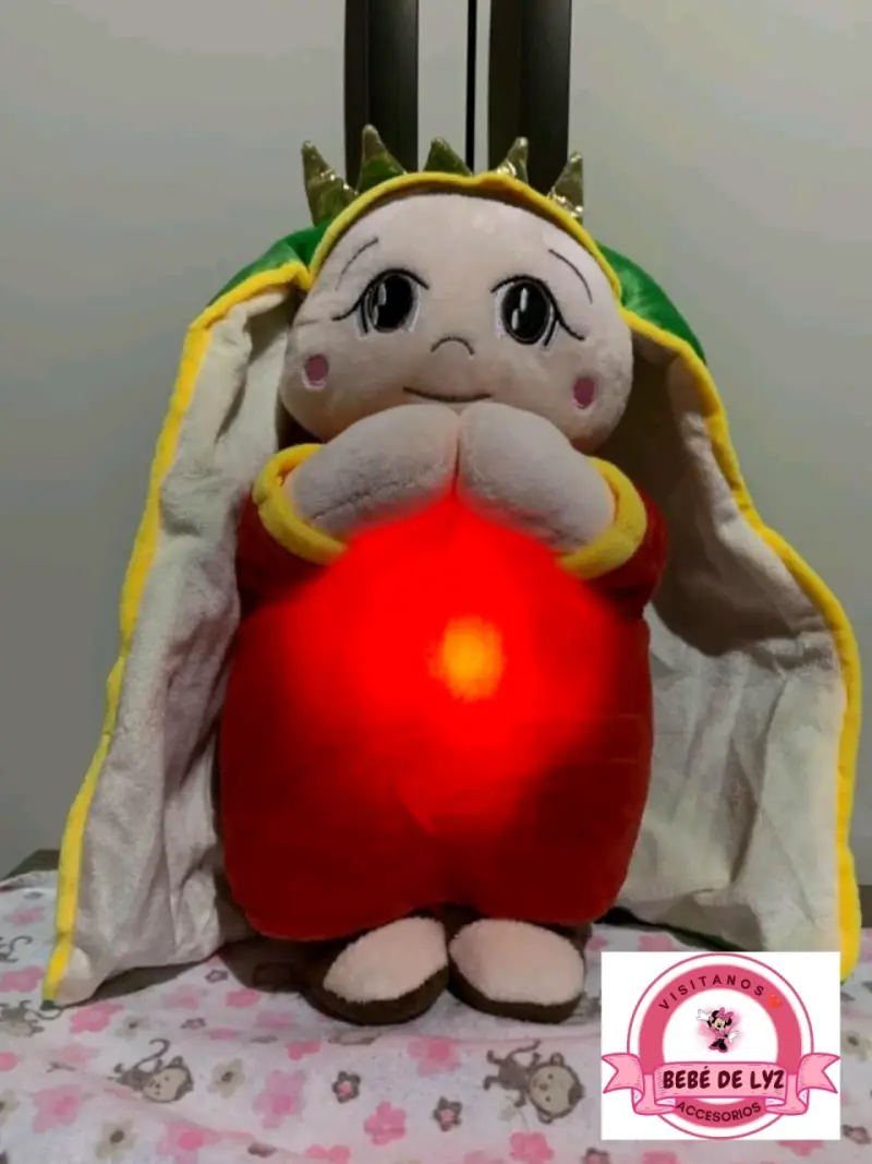 Peluche Virgen Respira, Luz y Sonido - 4