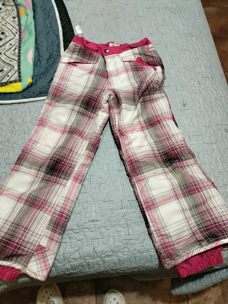 Pantalones de esquí a cuadros