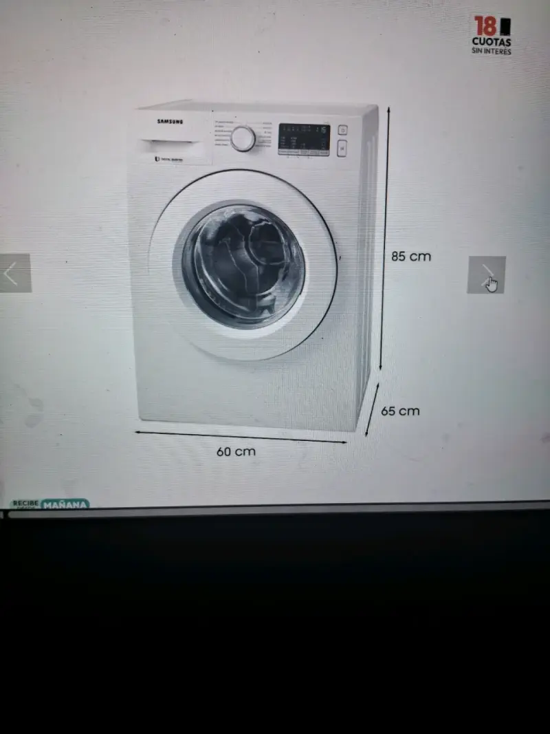 Lavadora Samsung 11kg blanca