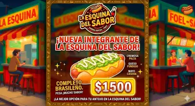 Anuncio de promoción de salchipapas - miniatura 2