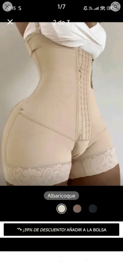 Faja moldeadora beige - miniatura 1