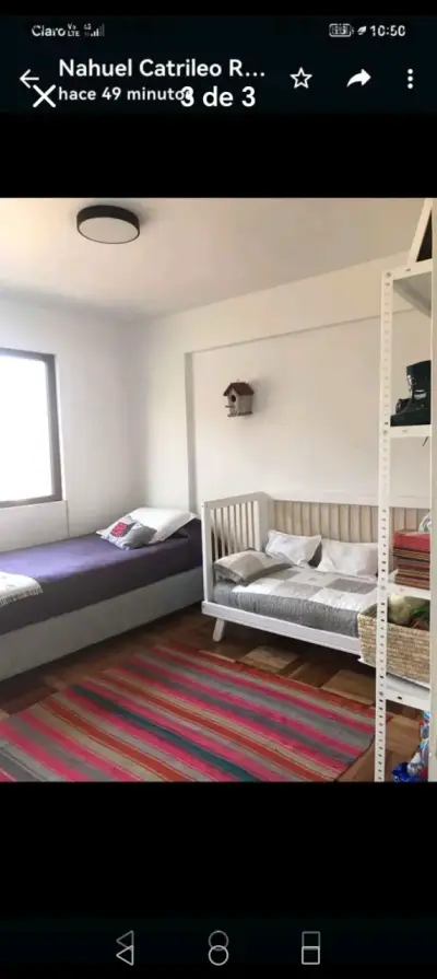 Cuna blanca infantil - miniatura 1