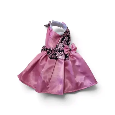 Vestido rosado para perro - miniatura 1