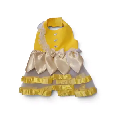 Vestido rosado para perro - miniatura 1