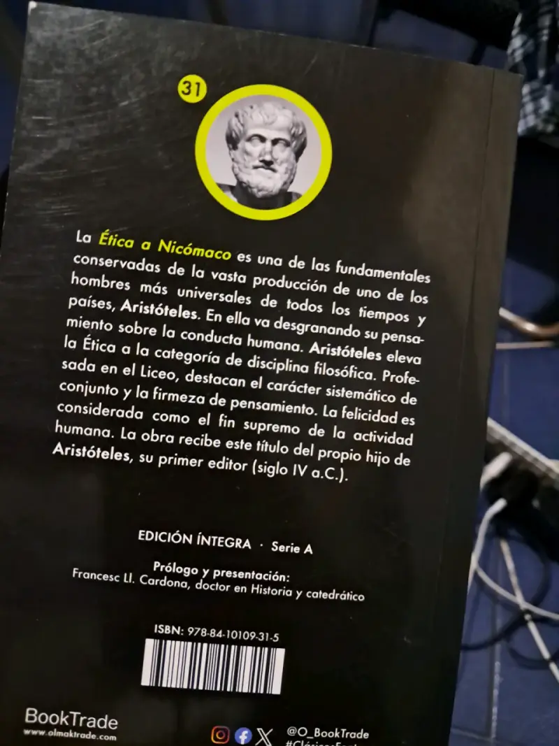 Libro Ética a Nicómaco Aristóteles - 2