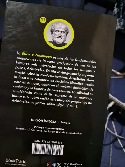 Libro Ética a Nicómaco Aristóteles - miniatura 2