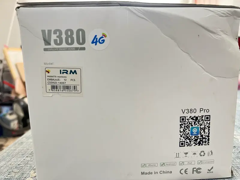 Cámara Solar V380 Pro 4G Nueva – Panel Solar Inclu - 1