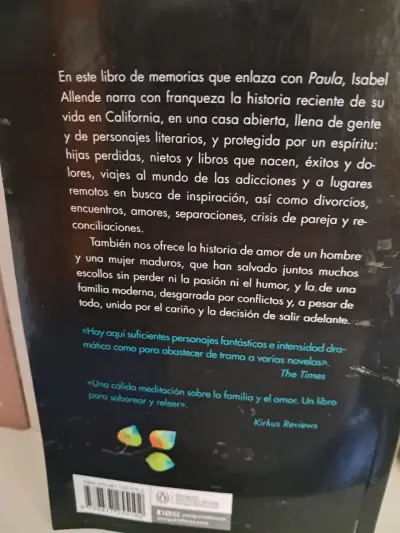 Libro Isabel Allende 'La Suma de los Días' - miniatura 3