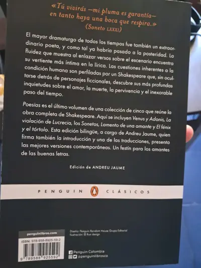 Libro Poesía deShakespeare - miniatura 2