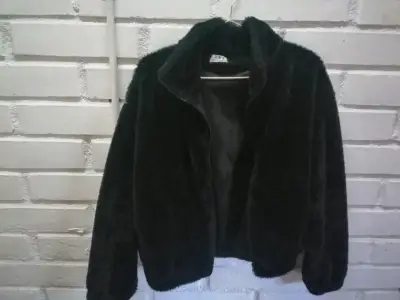 Chaqueta polar negra - miniatura 1