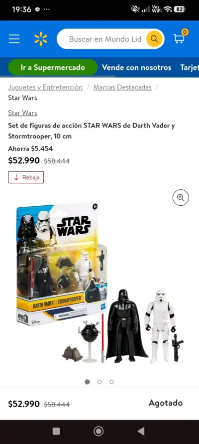 Set de figuras Star Wars 10 cm - miniatura 1