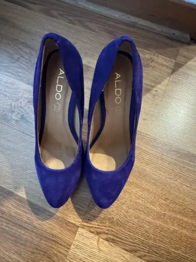 Zapatos tacón morado Aldo - miniatura 1
