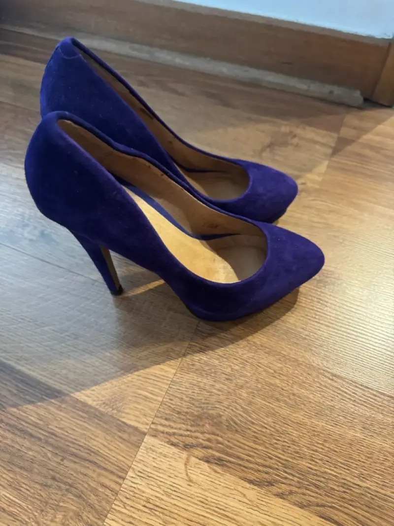 Zapatos tacón morado Aldo - 3