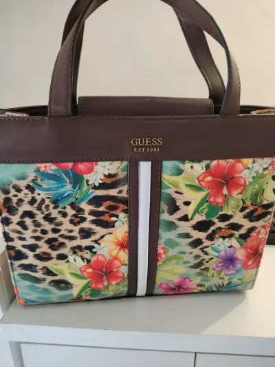 Bolso floral Guess multicolor - miniatura 6