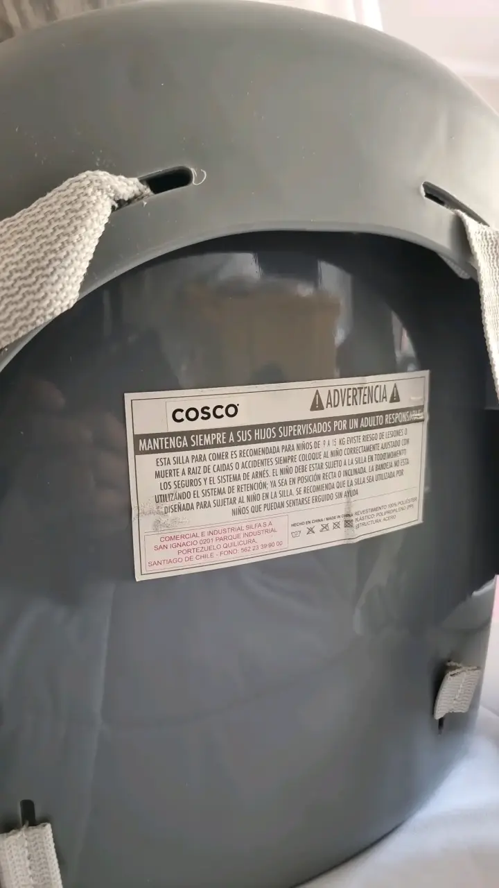 Silla de comedor Cosco Kids gris - 3
