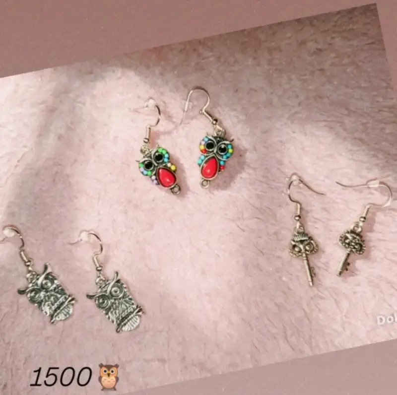 Aros colgantes de búho - 2