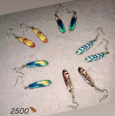 Aros colgantes de búho - miniatura 5