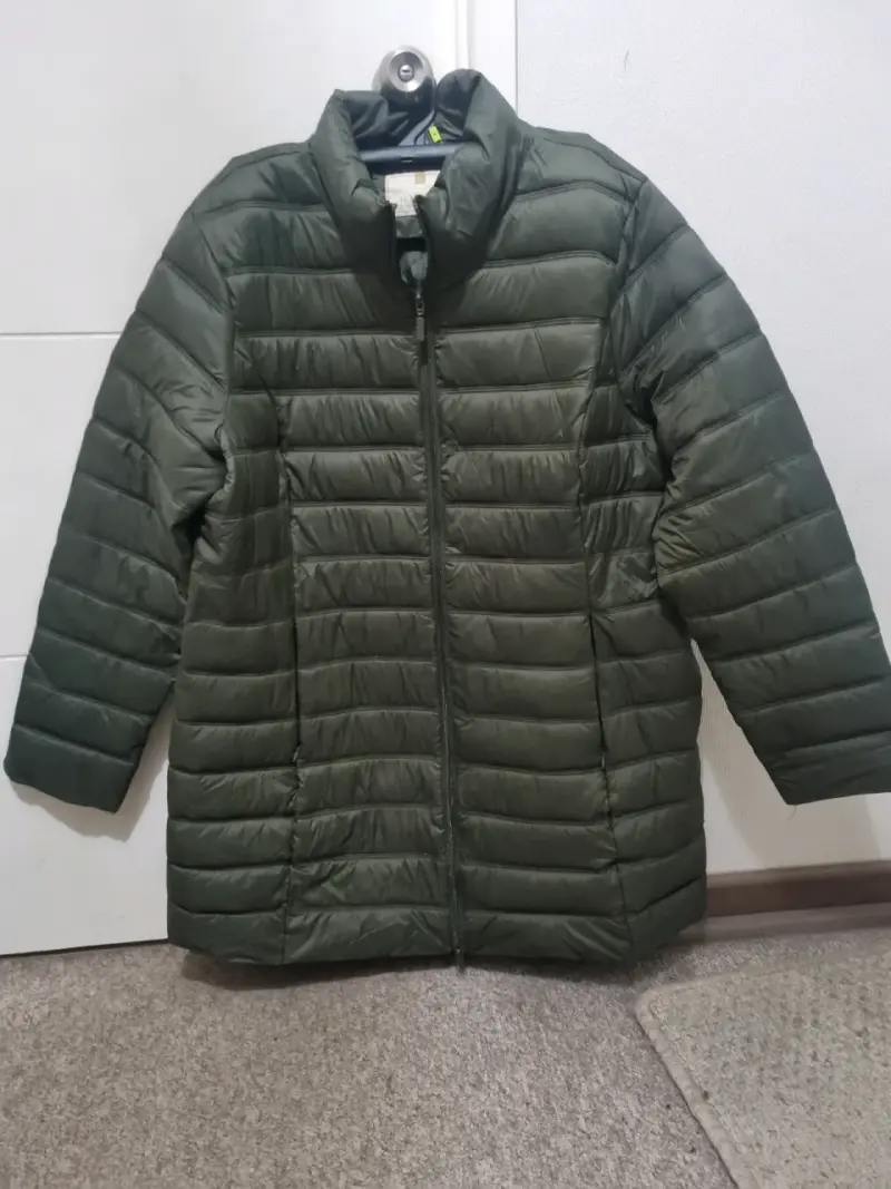 Parka verde mujer