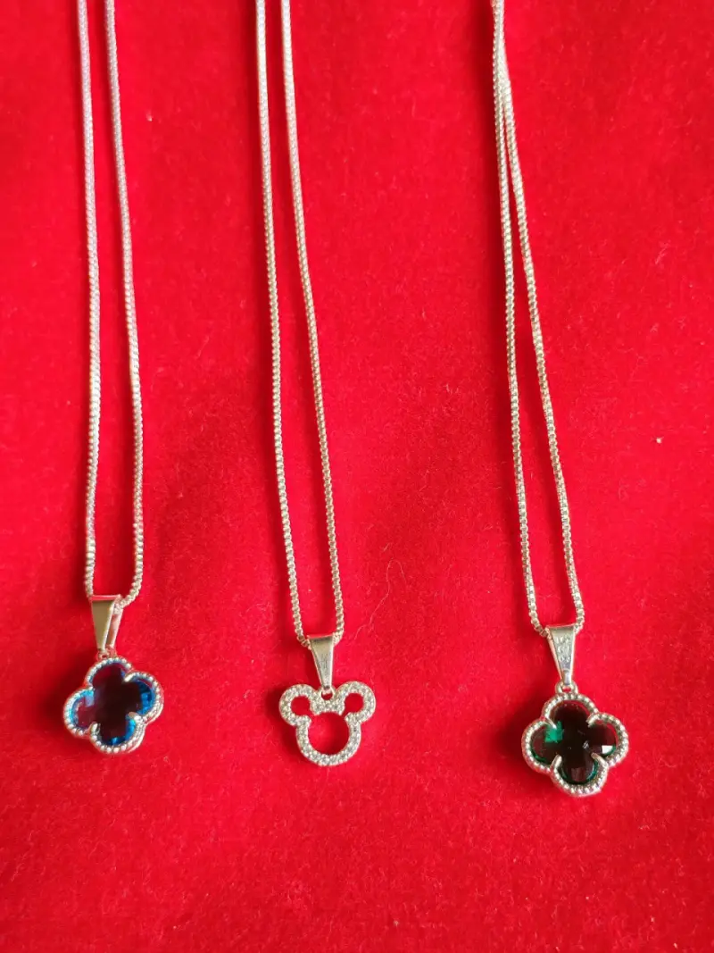 Colgantes trébol plata 925 - 2