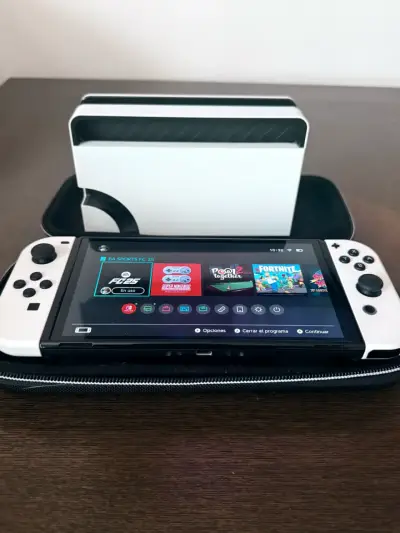 Consola Nintendo Switch OLED blanca - miniatura 3