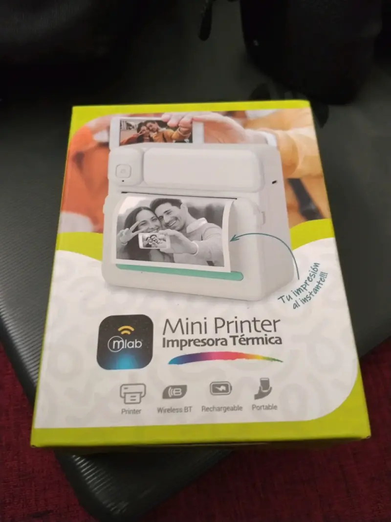 Mini impresora térmica portátil - 1