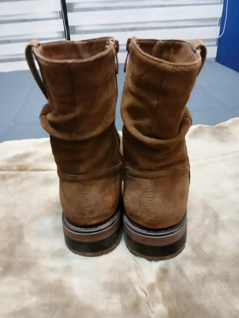 Botas marrones de gamuza - 3