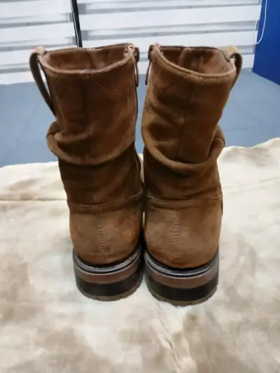 Botas marrones de gamuza - miniatura 3