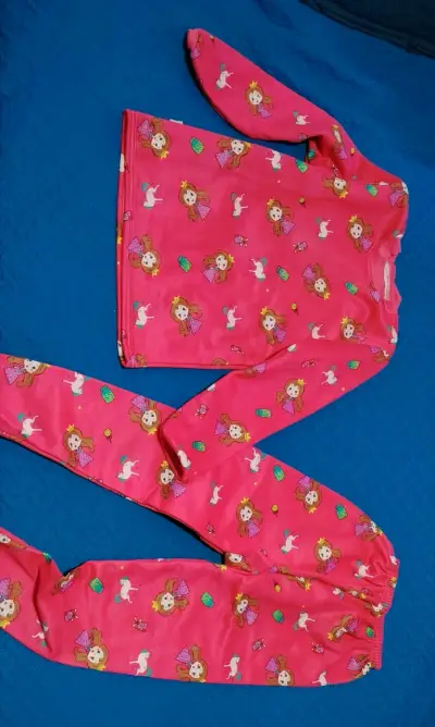 Pijama rosado infantil estampado talla 10 - miniatura 2