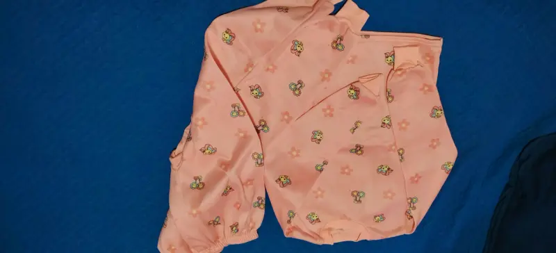 Pijama rosado infantil estampado talla 10 - 3