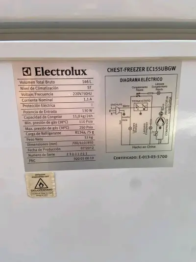 Congeladora horizontal Electrolux 146L - miniatura 3