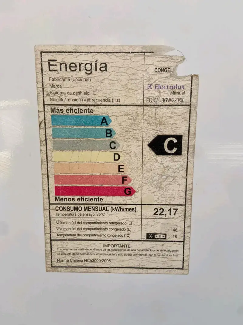Congeladora horizontal Electrolux 146L - 6