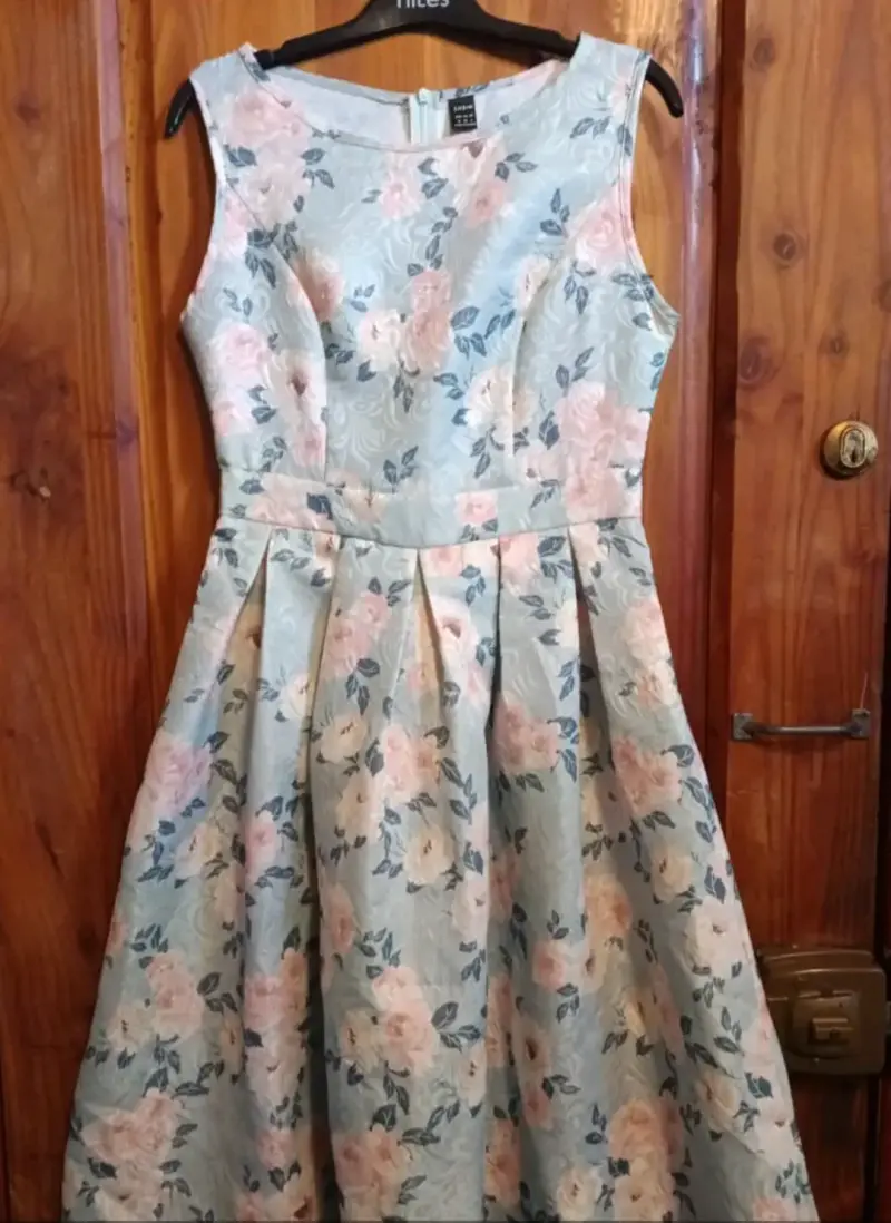 Vestido Nuevo estilo floral pastel sin mangas