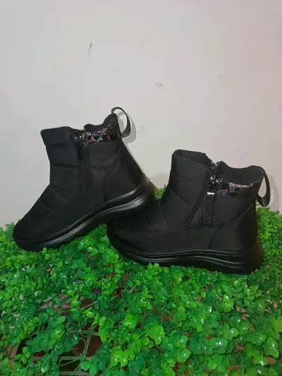 Zapatillas negras con estampado leopardo - miniatura 3