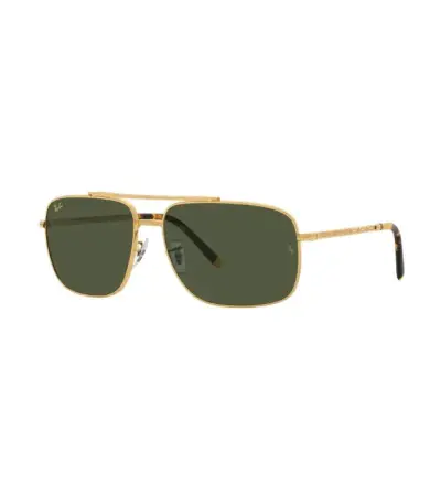 Lentes de sol Ray-Ban dorados - miniatura 4