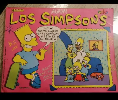 Álbum Original Los Simpsons Panini año 91 - miniatura 1