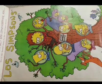 Álbum Original Los Simpsons Panini año 91 - miniatura 2