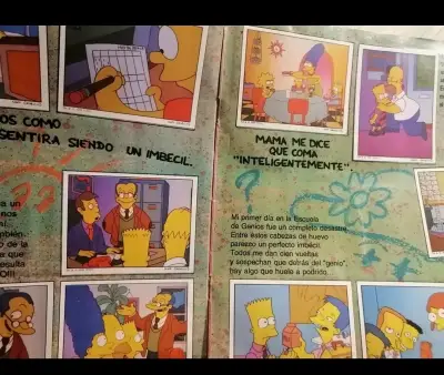 Álbum Original Los Simpsons Panini año 91 - miniatura 3