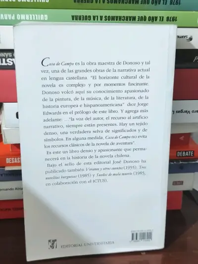 Libro Casa de Campo - José Donoso - miniatura 4