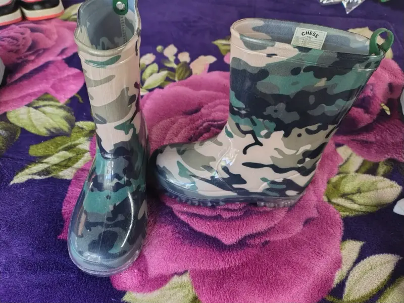 Botas de agua con luces