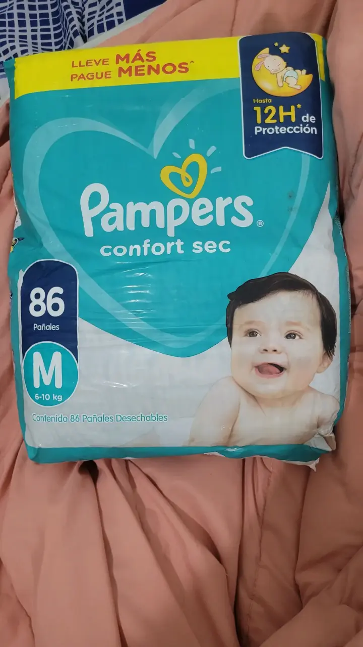 Pañales Pampers Confort Sec Talla M