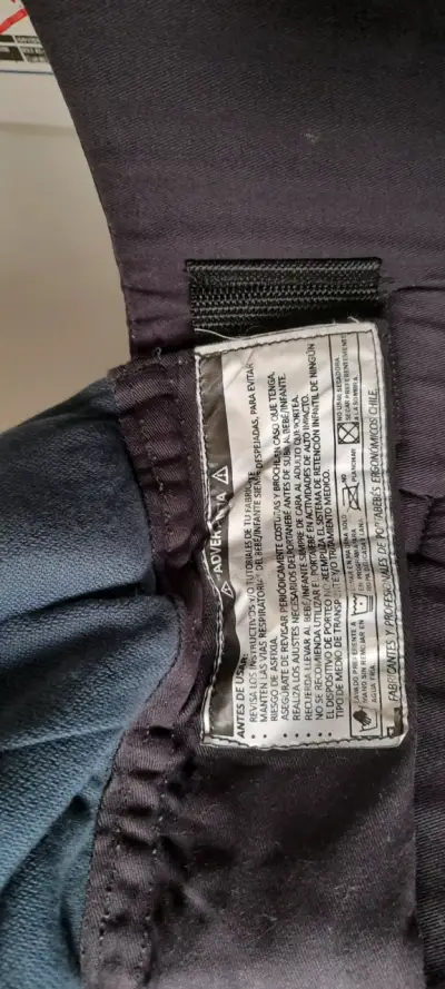 Portabebés gris ajustable - miniatura 3
