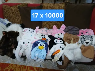 Set de gorros animales divertidos - miniatura 1