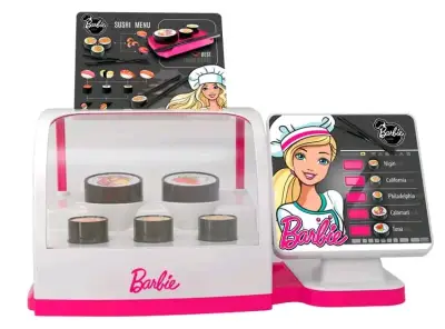 Set juguete Barbie Sushi Shop interactivo! - miniatura 5