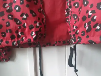 Chaqueta roja estampado leopardo - miniatura 5