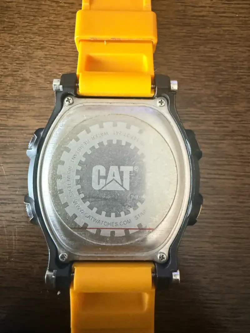 Reloj digital CAT amarillo - 4