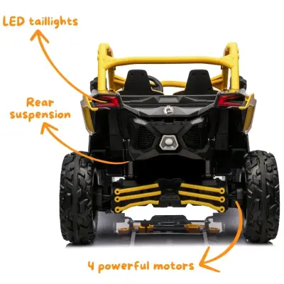 Can-am  marverick utv XXL 24 Volt 2 asientos color - miniatura 5