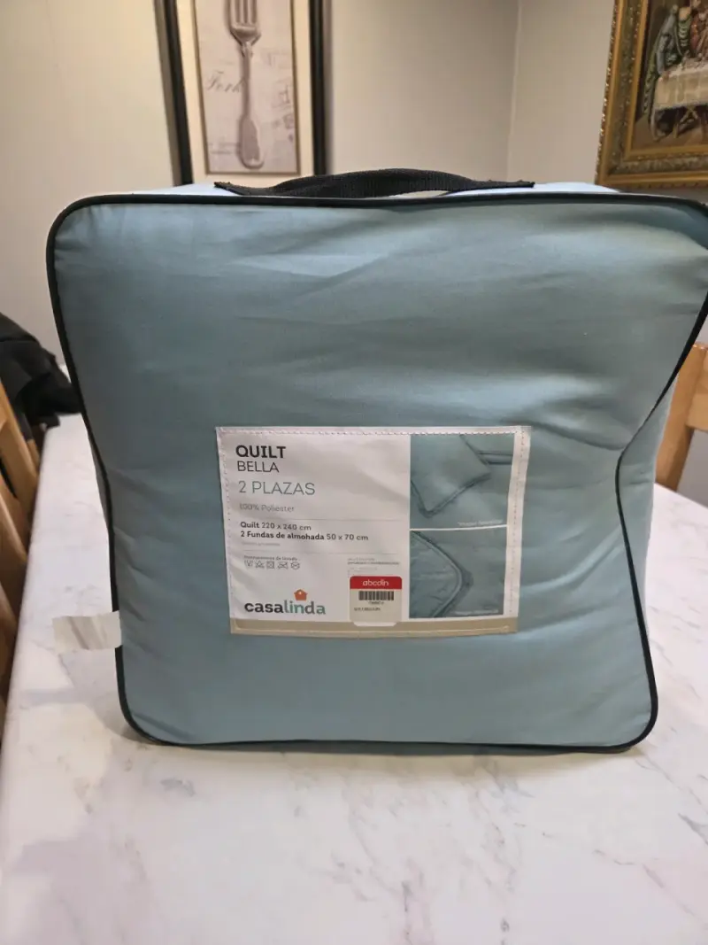 Quilt Bella 2 plazas azul - 2