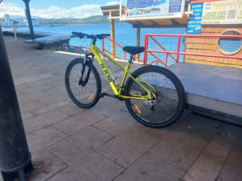Bicicleta de montaña amarilla - 1