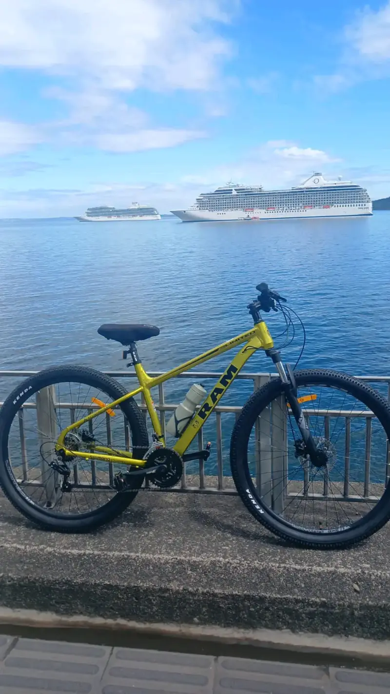Bicicleta de montaña amarilla - 2