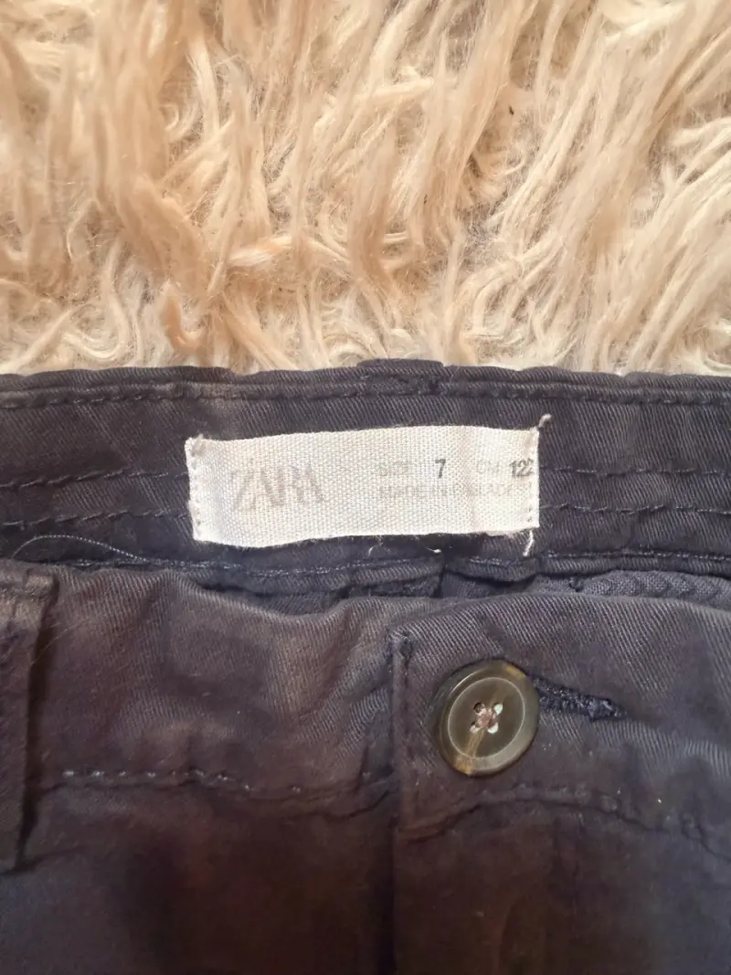 Pantalones azul marino niño Zara - 2